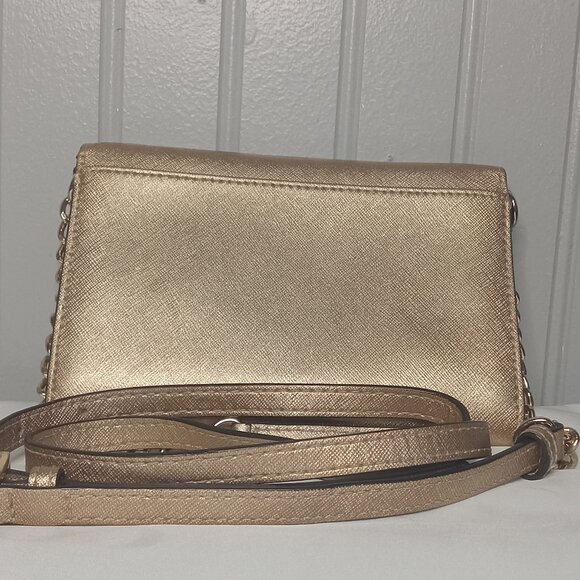 Michael Kors Golden Crossbody Purse - Picture 12 of 13